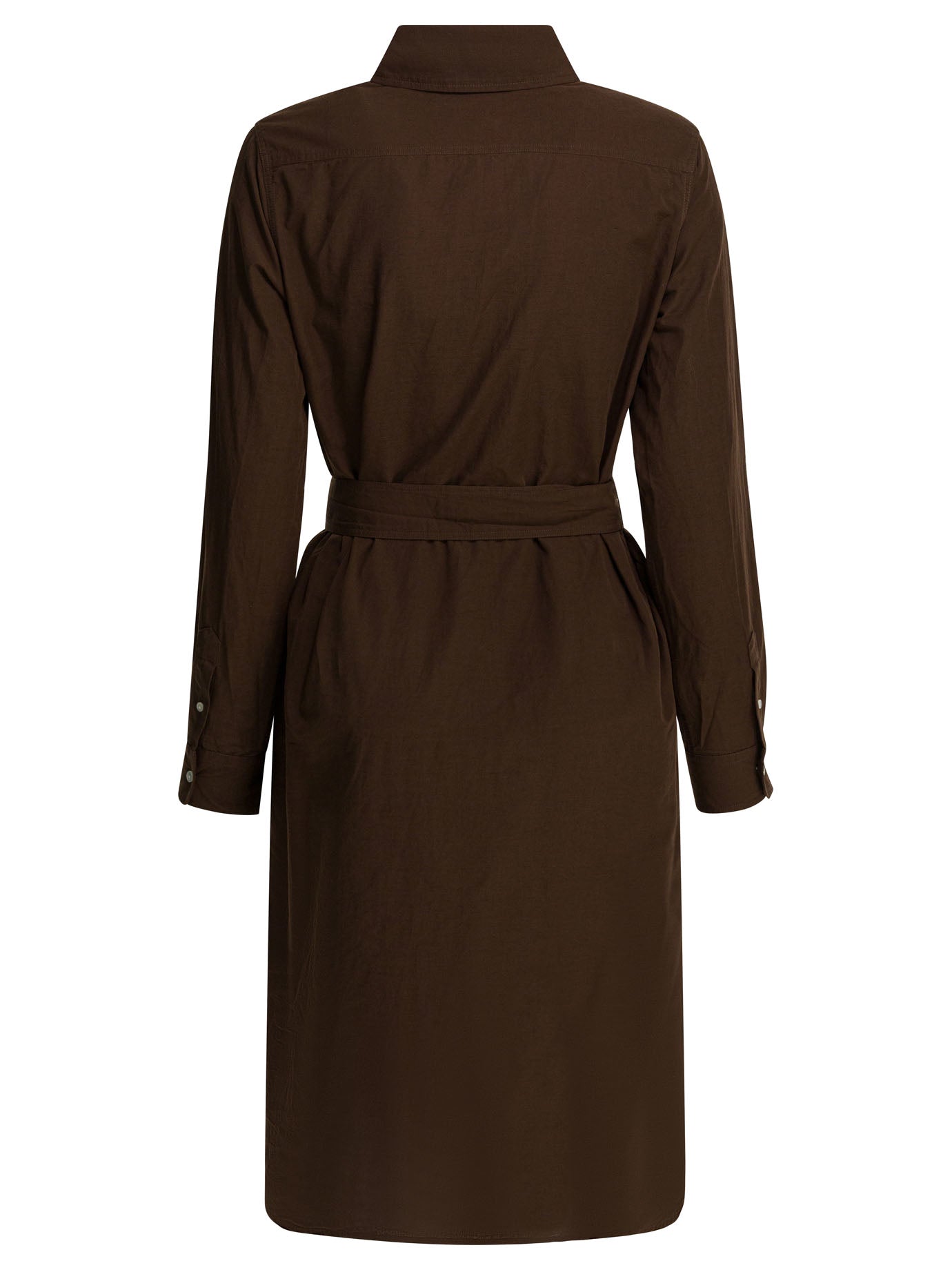 Cotton and linen midi dress Dresses