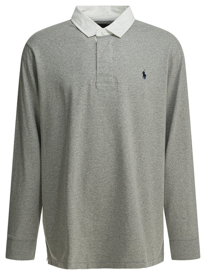 Polo shirt with buttons and logo Polo shirts