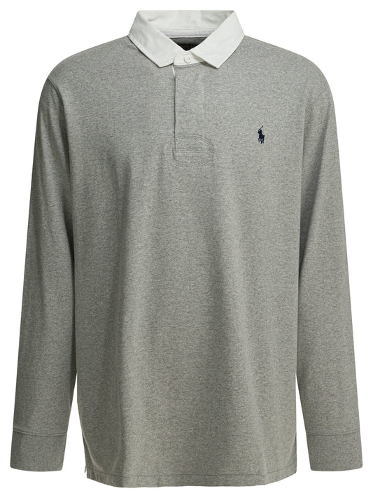 Polo shirt with buttons and logo Polo shirts