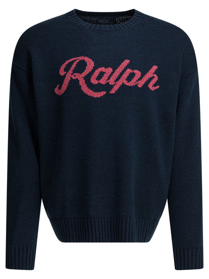 Crew-neck sweater with logo Knitwear