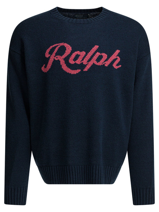 Crew-neck sweater with logo Knitwear