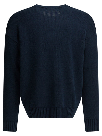 Crew-neck sweater with logo Knitwear