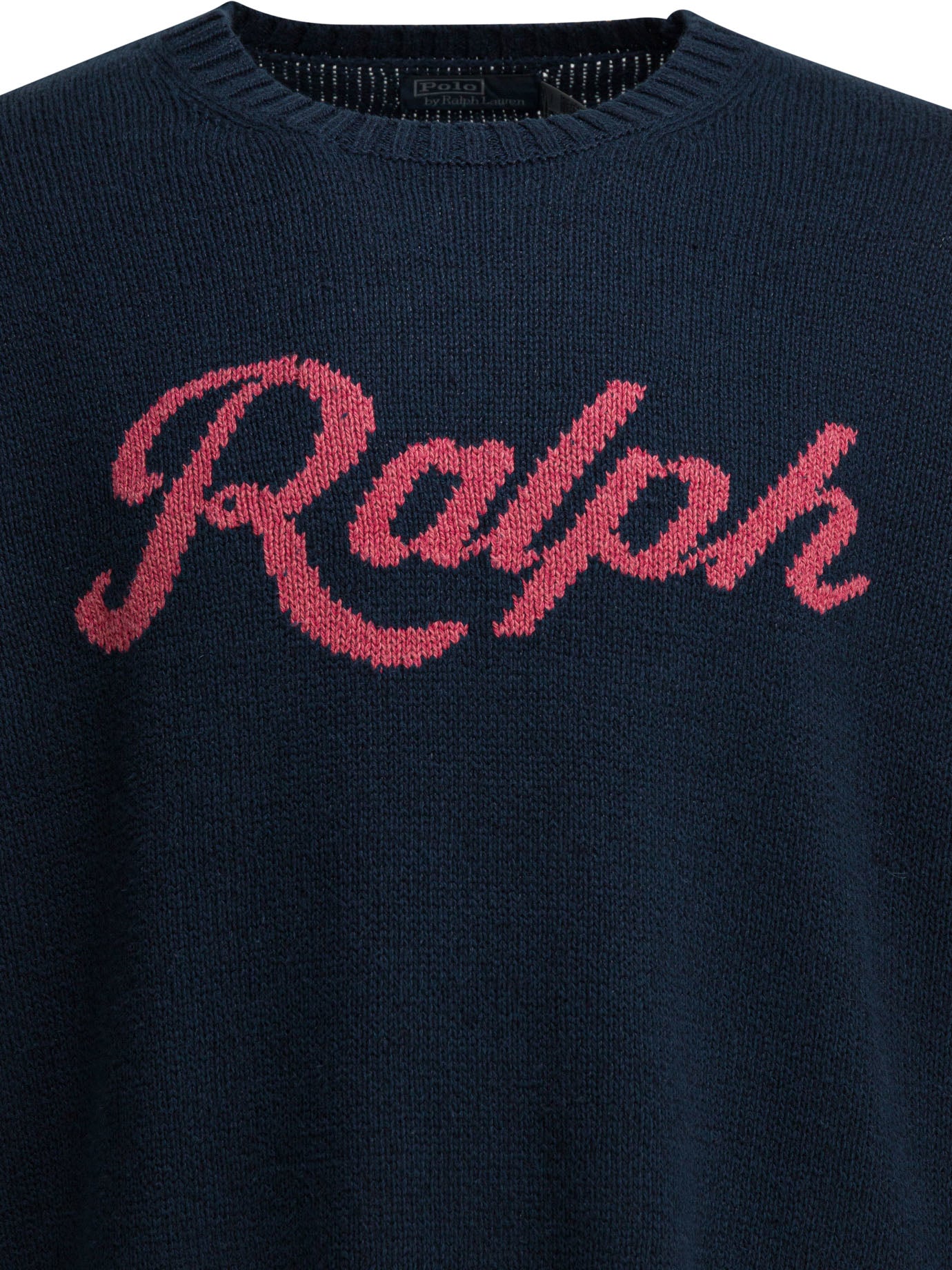 Crew-neck sweater with logo Knitwear
