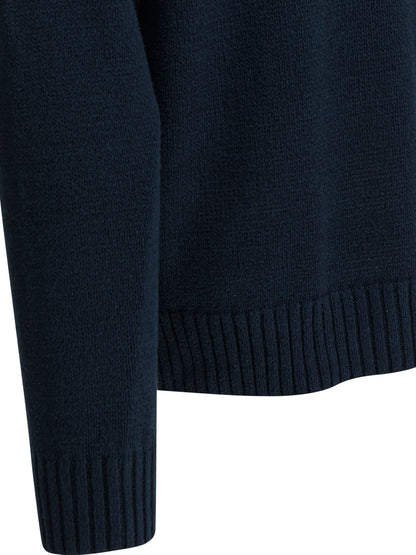 Crew-neck sweater with logo Knitwear