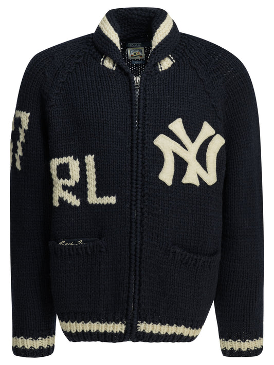 "Polo Ralph Lauren x New Yokr Yankees" Cardigan Knitwear