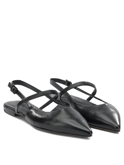 Ballerine slingback in pelle Ballerinas