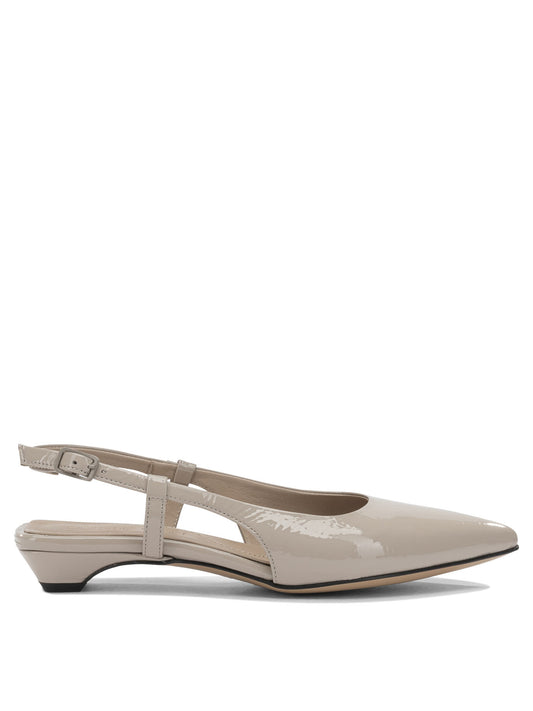 Slingback in pelle Heeled shoes