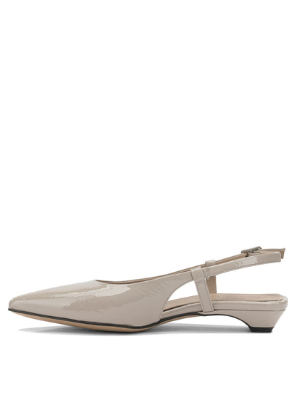Slingback in pelle Heeled shoes