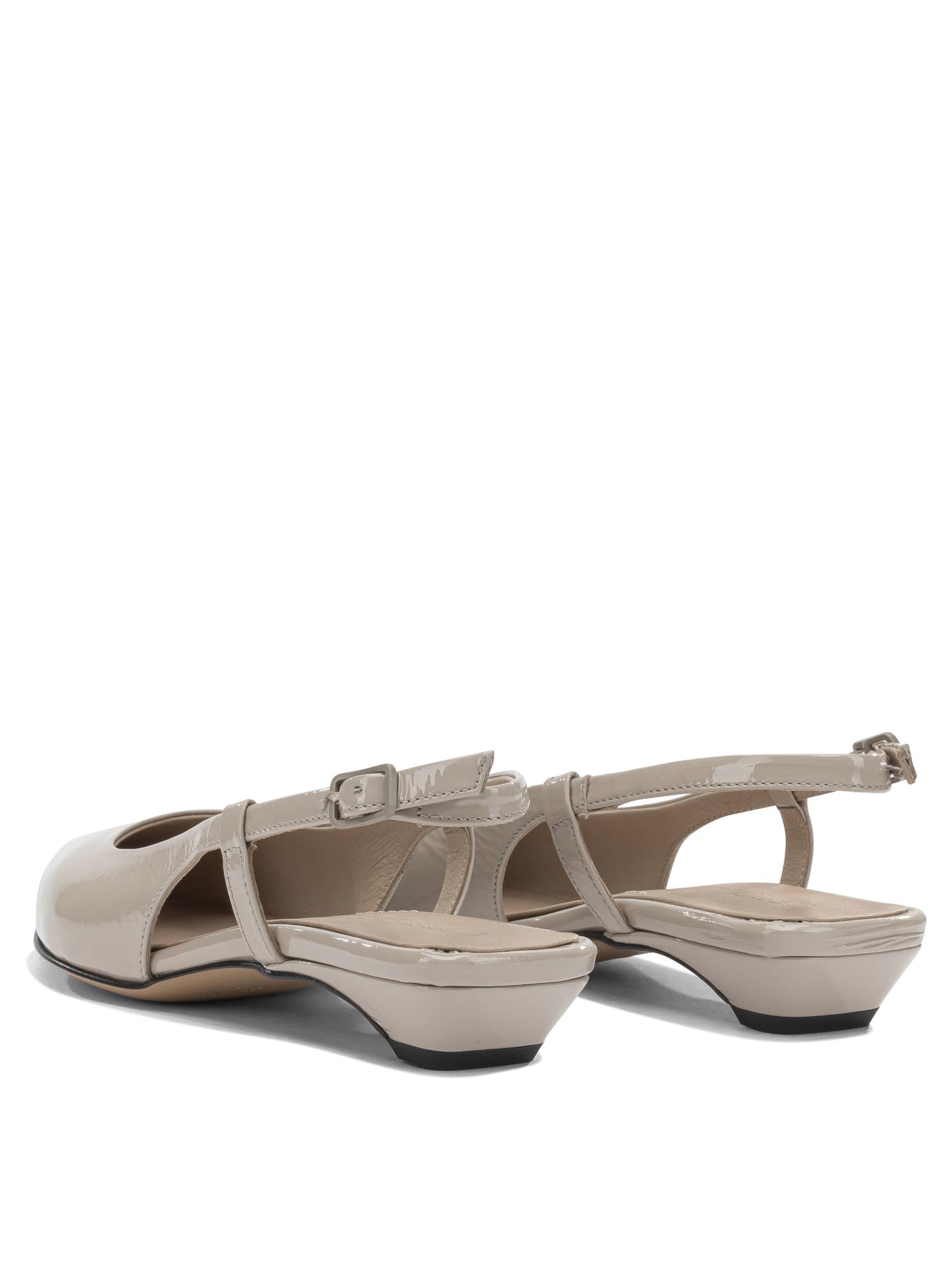 Slingback in pelle Heeled shoes