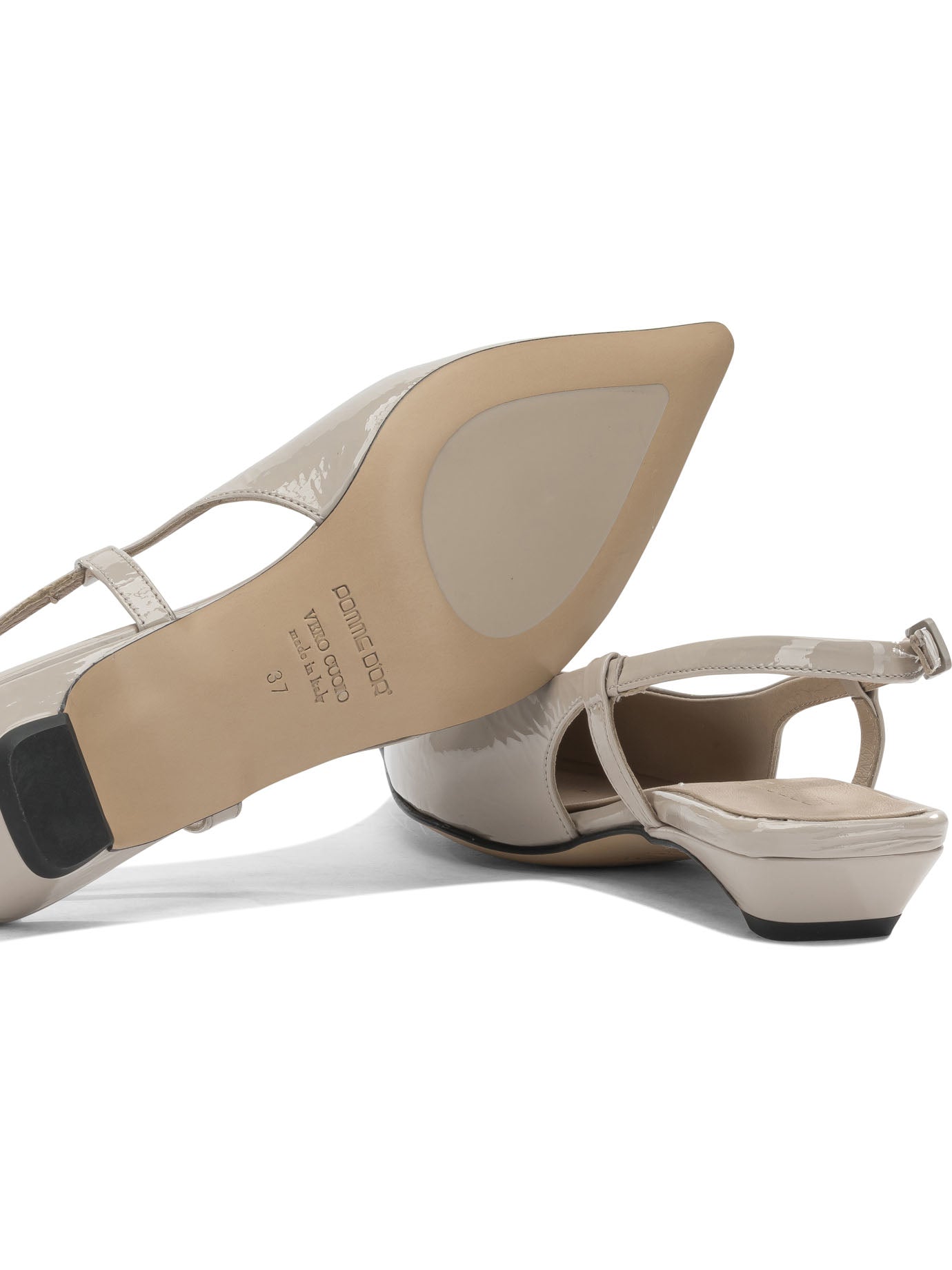 Slingback in pelle Heeled shoes