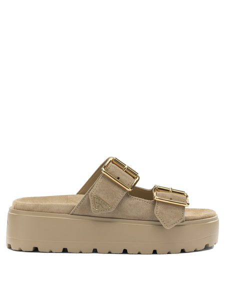 Suede slides Sandals