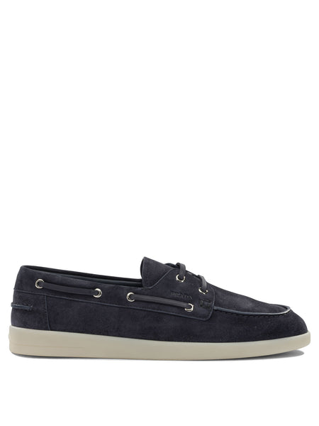 Suede lace-up loafers Loafers & Slippers