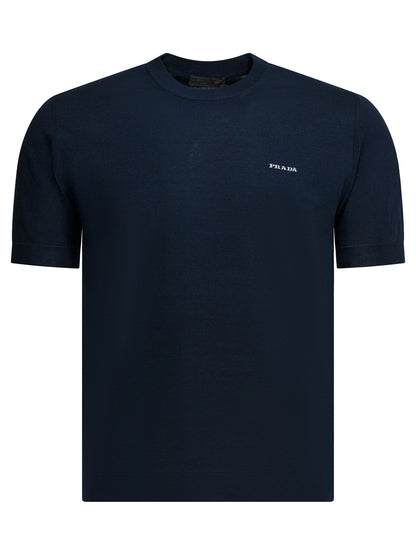 Crew-neck sweater with logo Knitwear