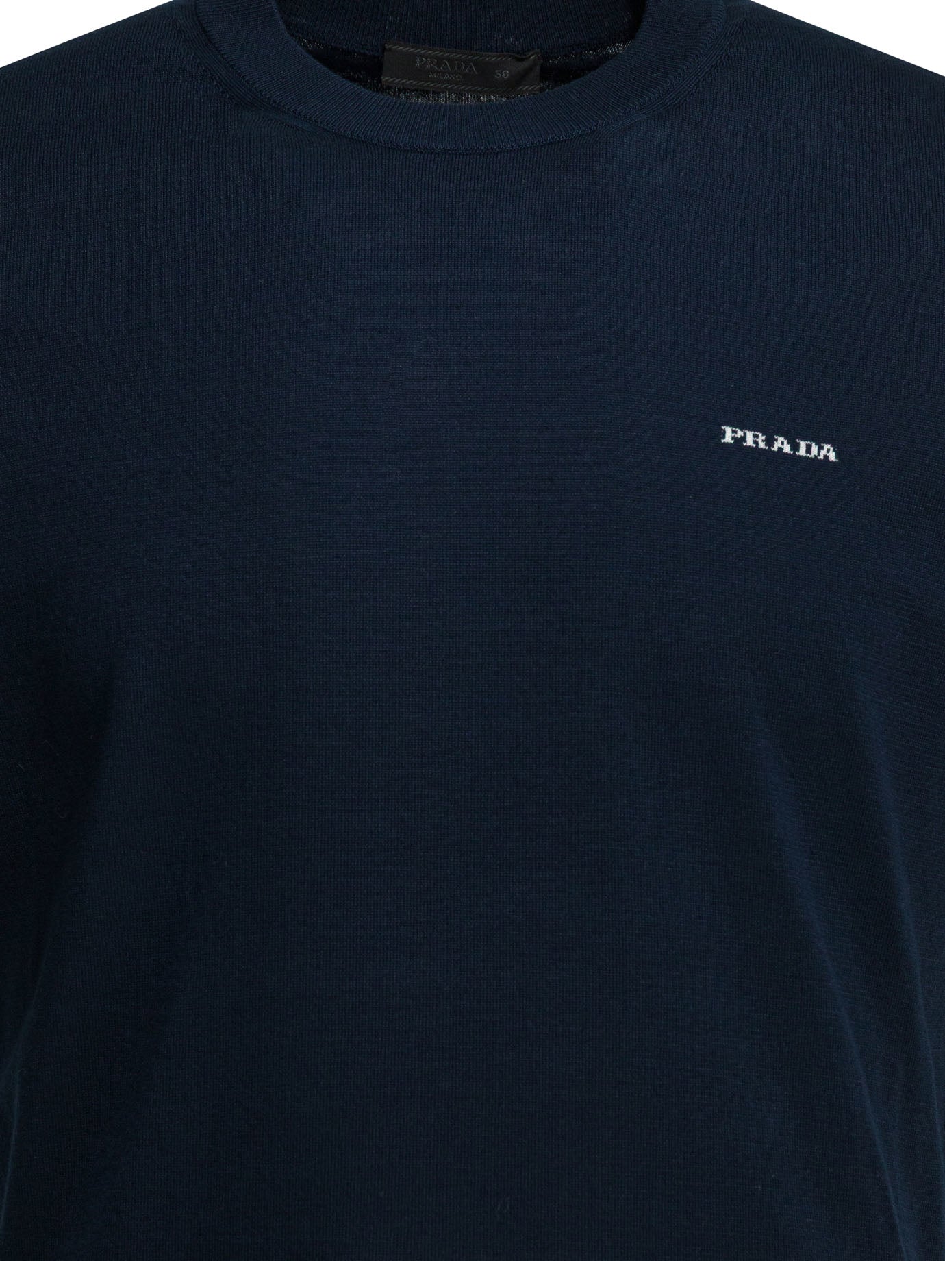 Crew-neck sweater with logo Knitwear