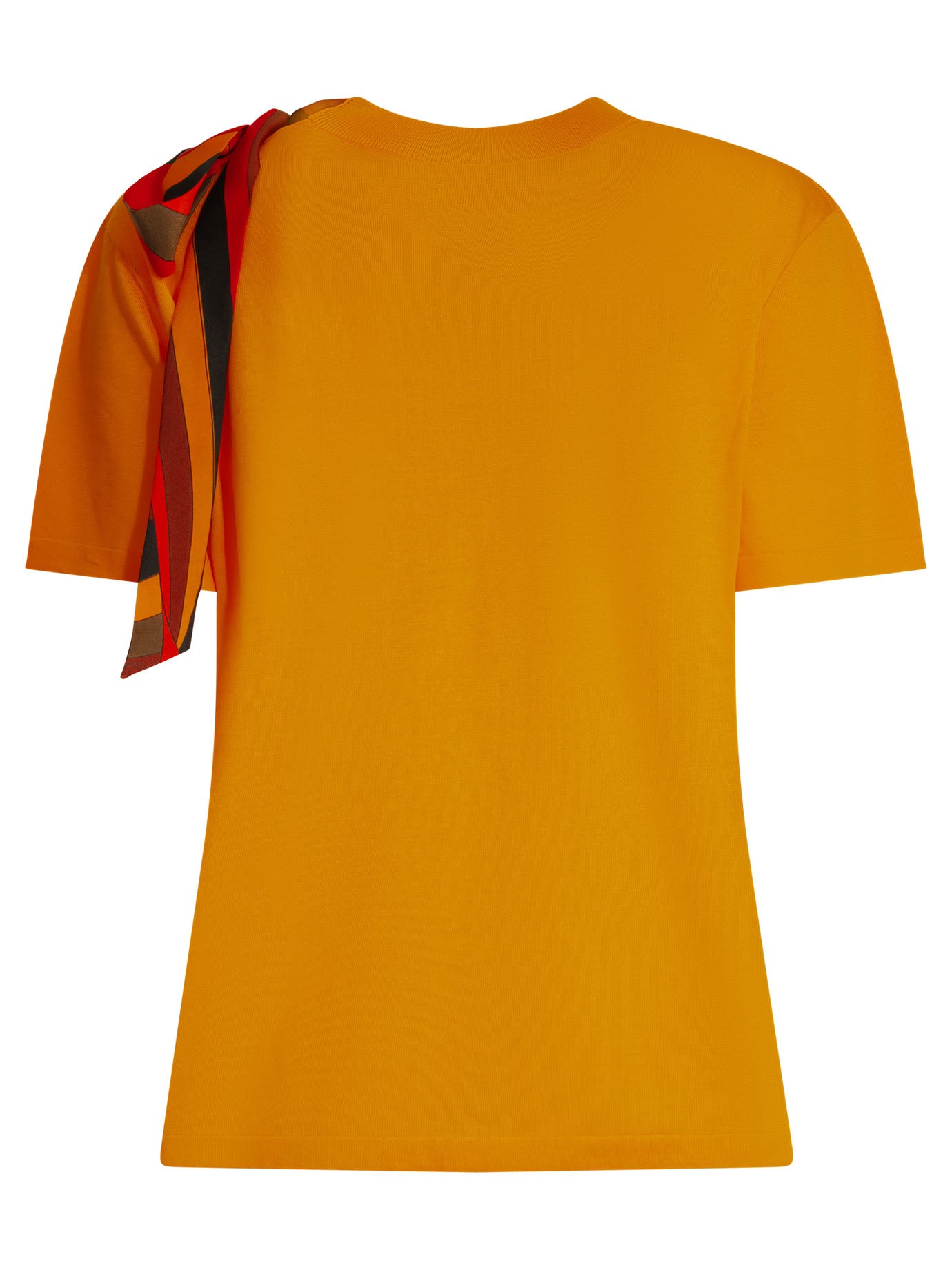 Knitted crew neck T-shirt T-shirts