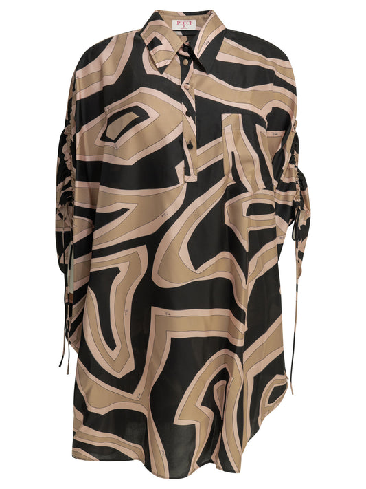"Labirinto" short kaftan dress Dresses