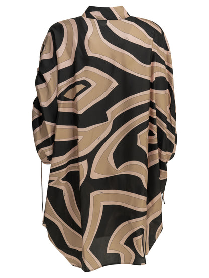 "Labirinto" short kaftan dress Dresses