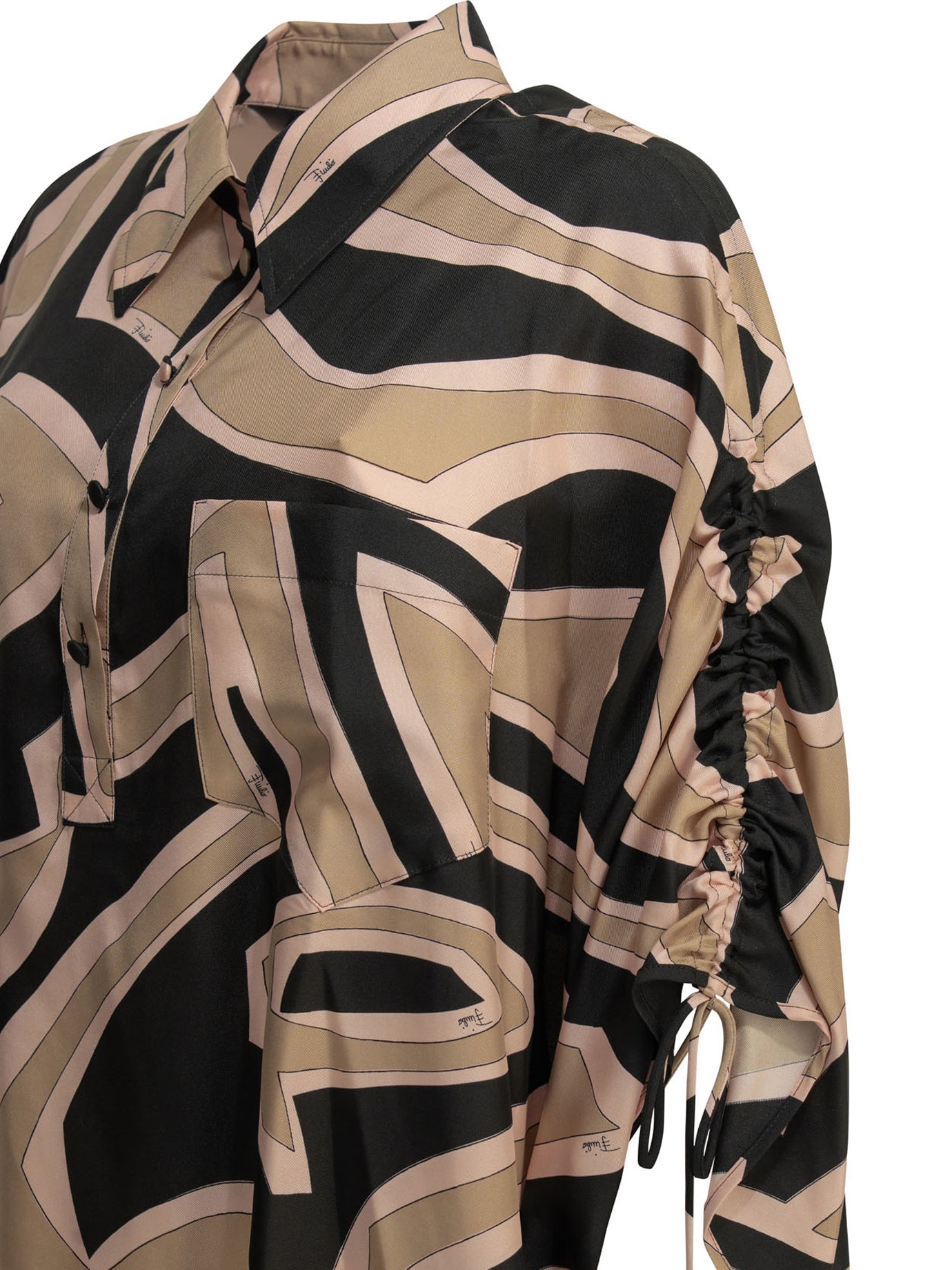 "Labirinto" short kaftan dress Dresses