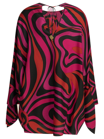 "Marmo" Short caftan dress Dresses