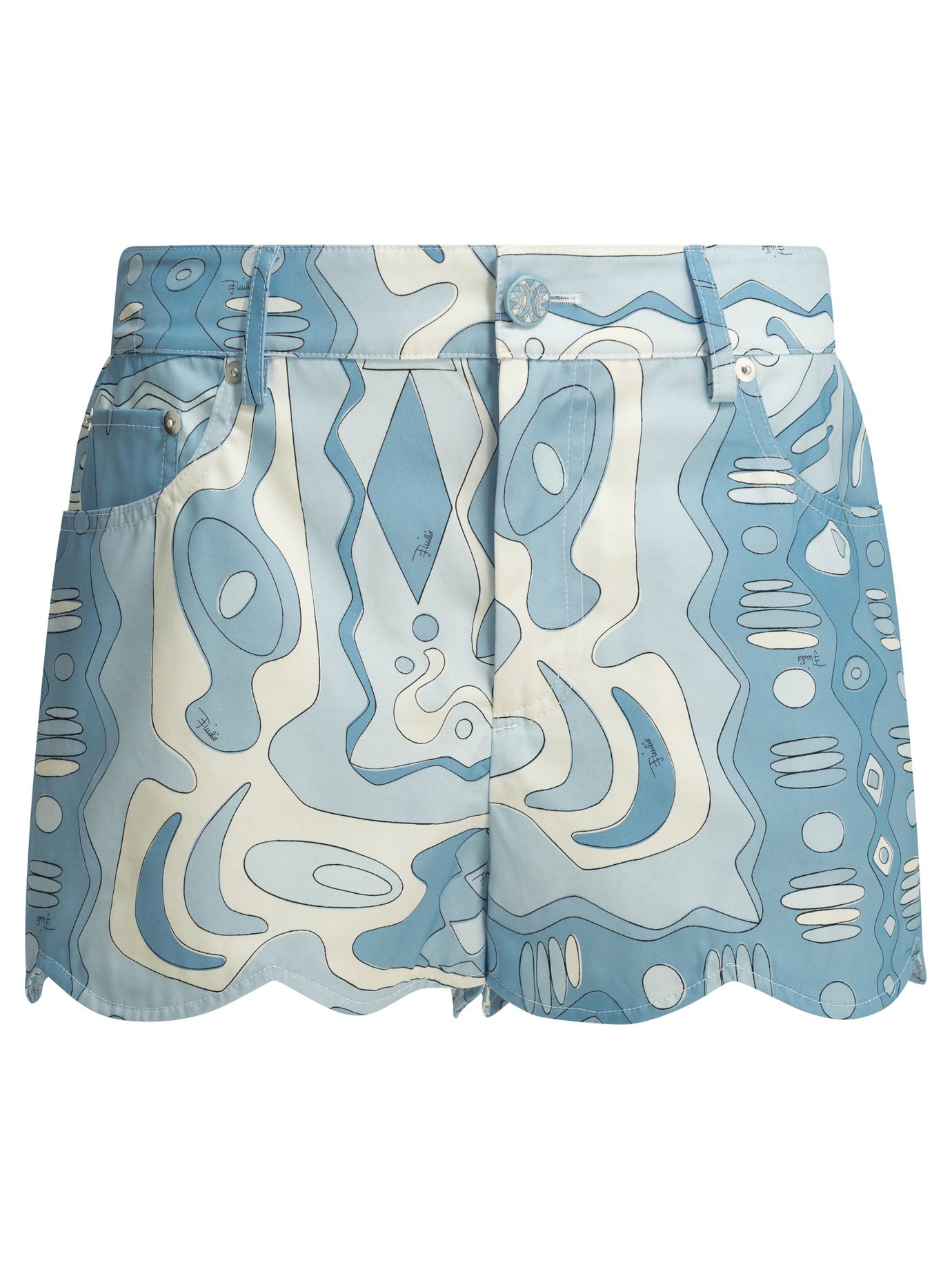 "Angoli" Five-pocket shorts Shorts