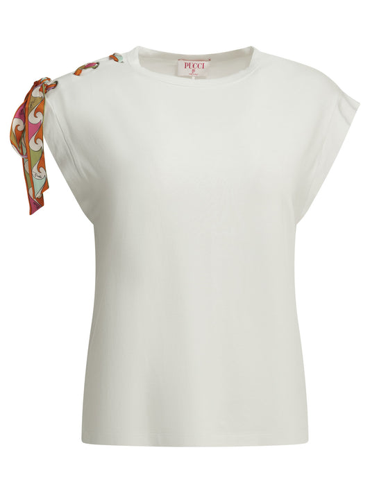 Crew-neck T-shirt with printed detail T-shirts
