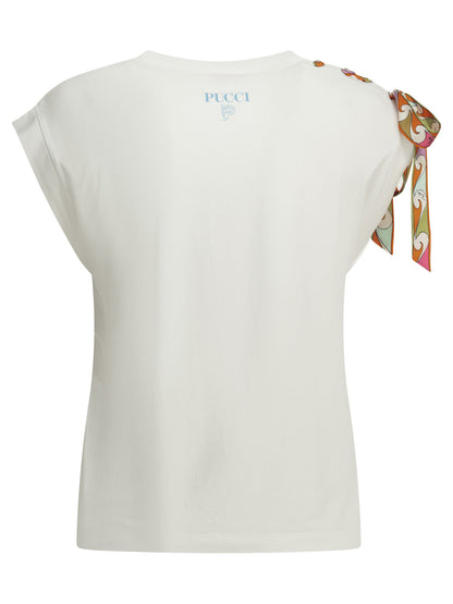 Crew-neck T-shirt with printed detail T-shirts