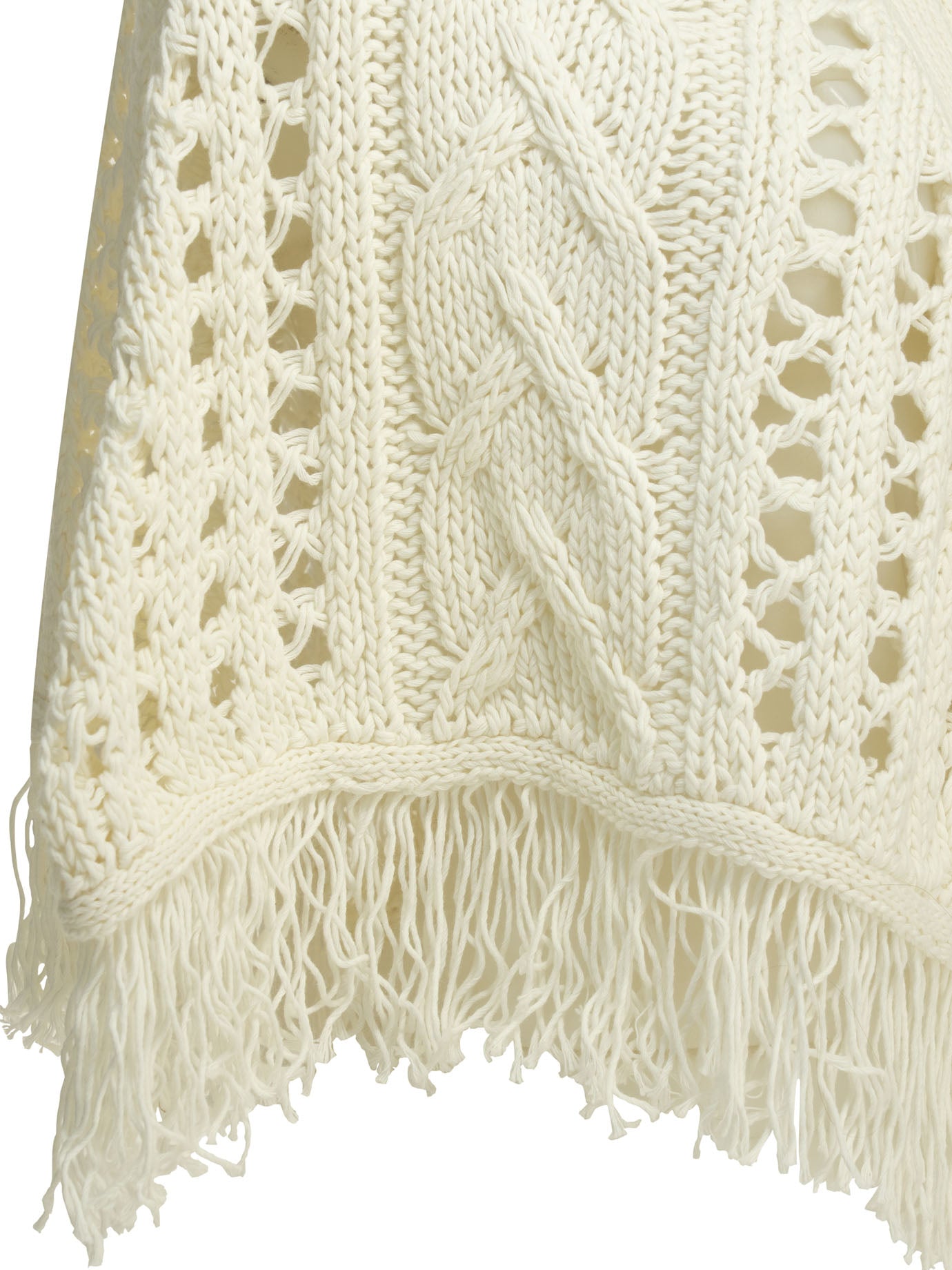 Perforated cotton cape Jackets and Coats