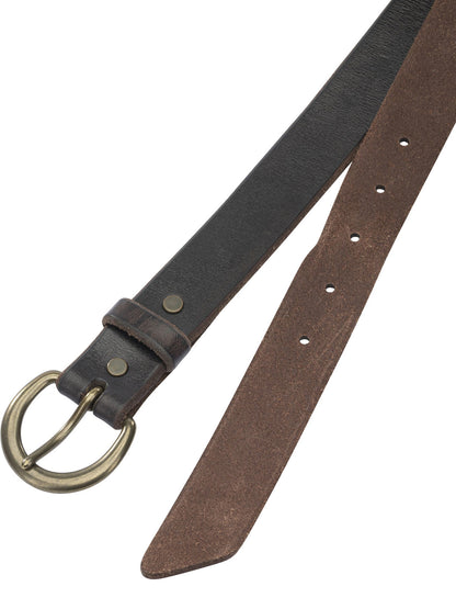 Hammered leather belt Belts