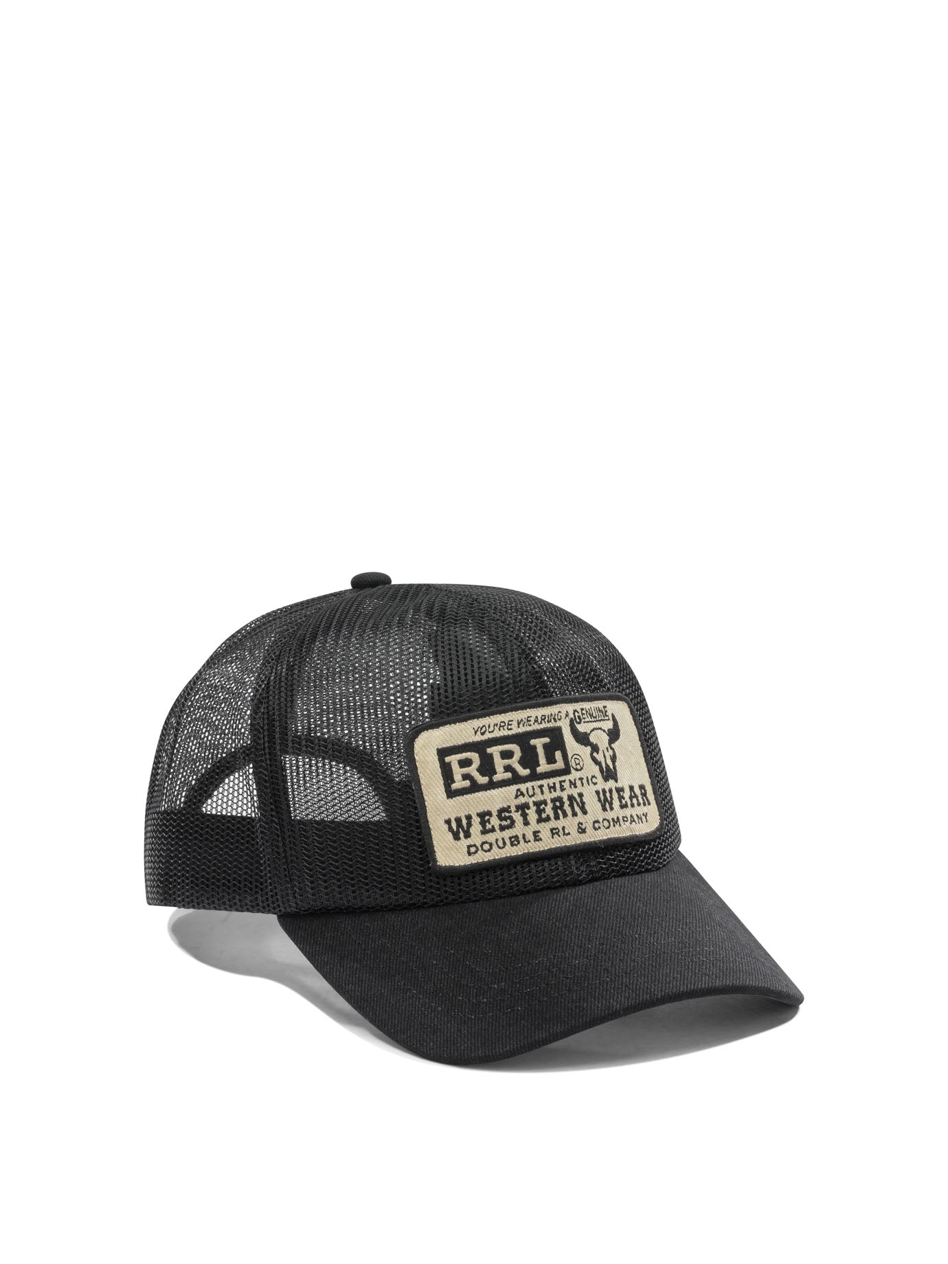 Mesh and denim trucker hat Hats
