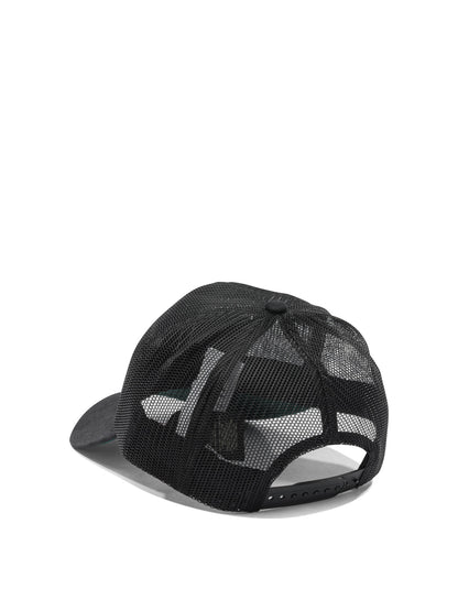 Mesh and denim trucker hat Hats