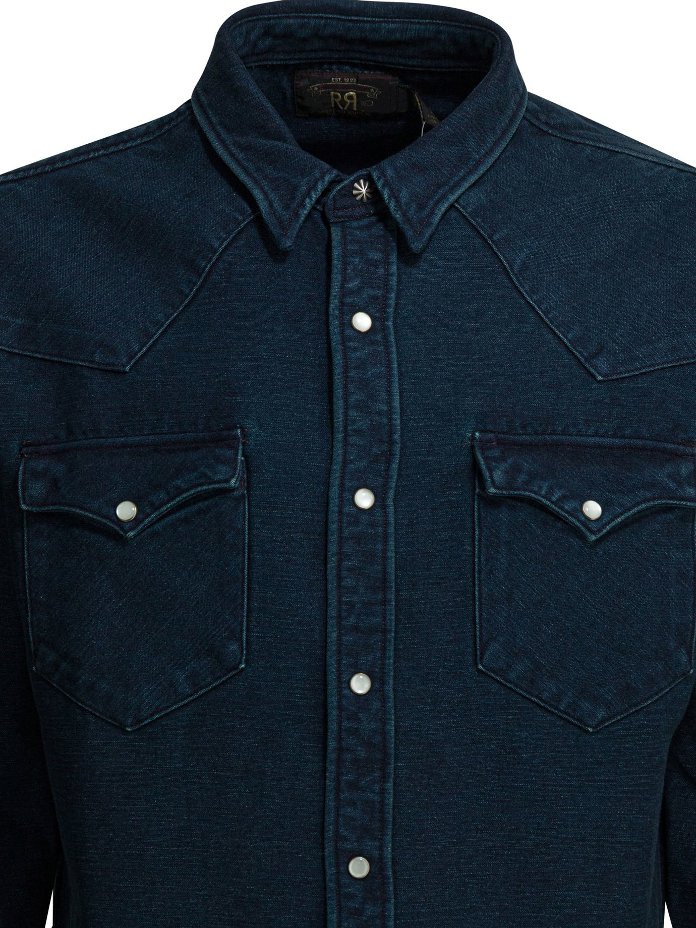 Indigo suede western shirt Shirts