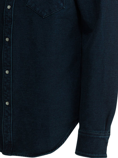 Indigo suede western shirt Shirts