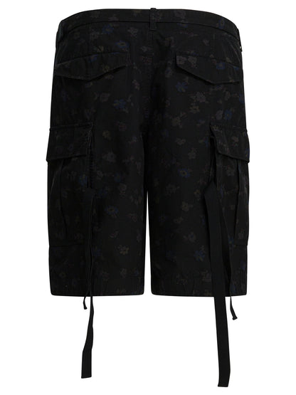 Floral cargo shorts Shorts