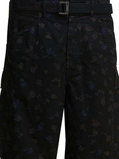 Floral cargo shorts Shorts