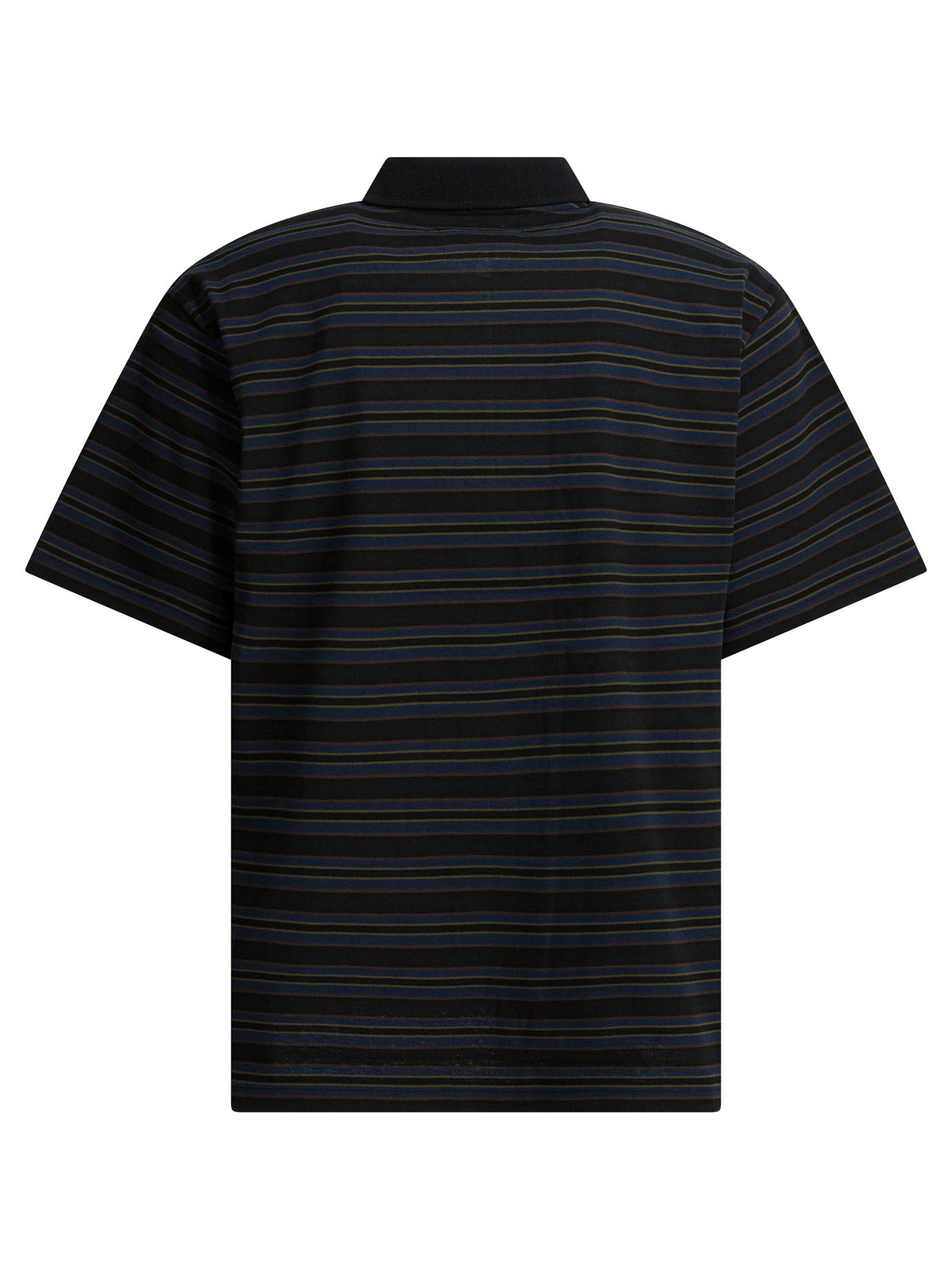 Striped buttonless polo shirt Polo shirts