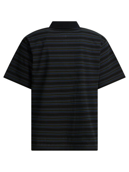 Striped buttonless polo shirt Polo shirts