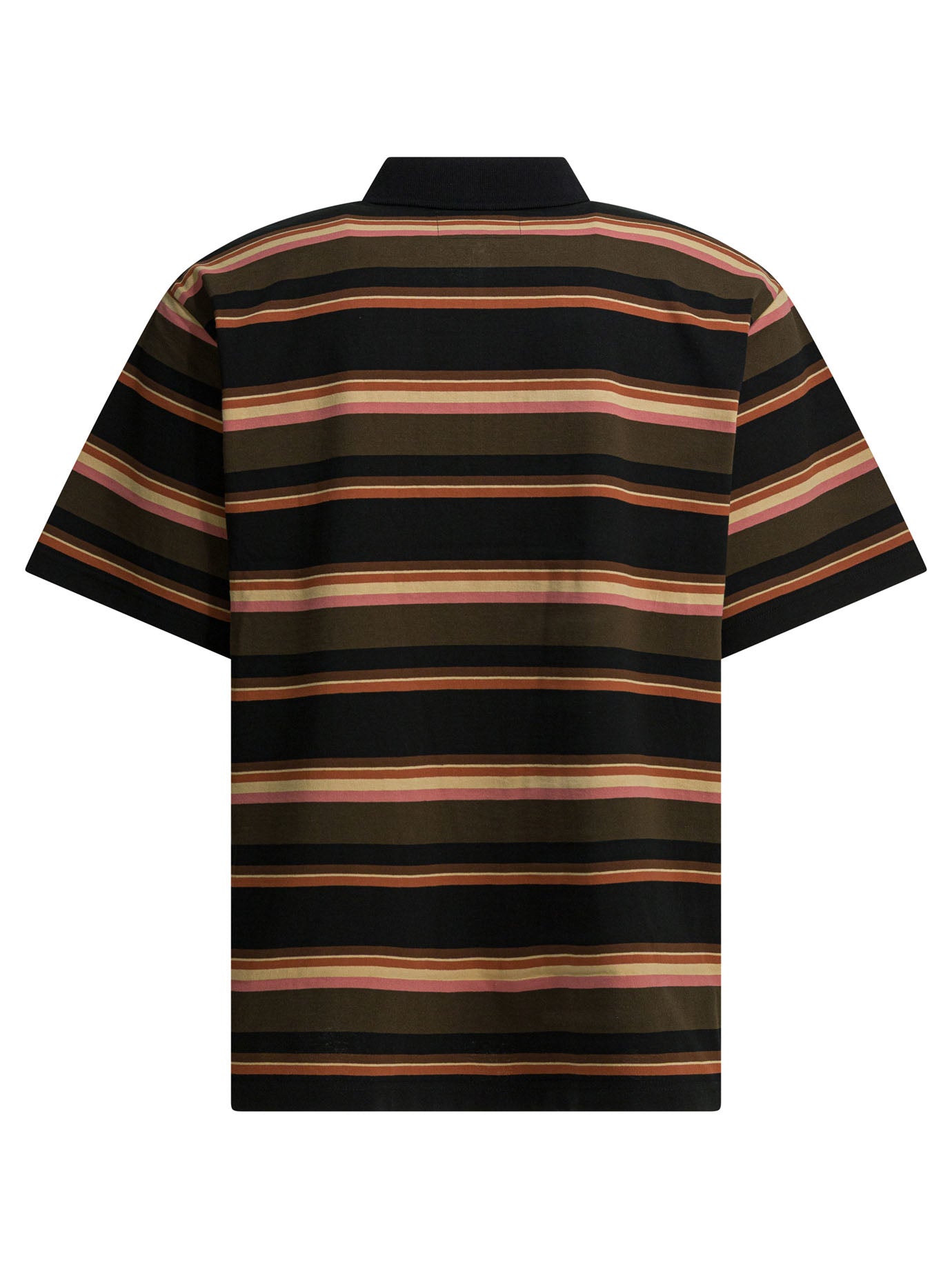 Striped buttonless polo shirt Polo shirts