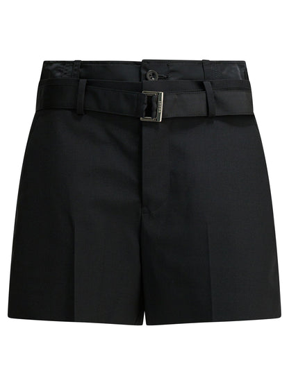 "Sacai X Suiting" formal shorts Shorts