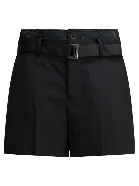 "Sacai X Suiting" formal shorts Shorts