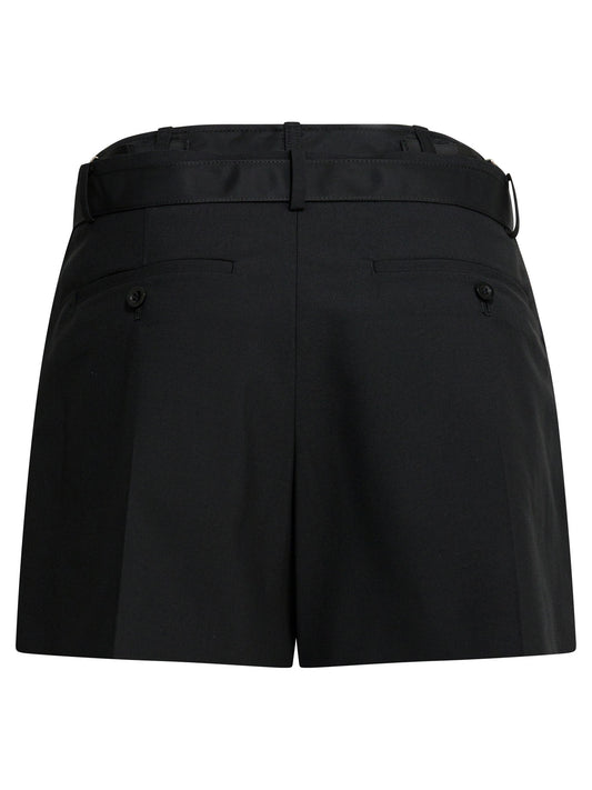 "Sacai X Suiting" formal shorts Shorts