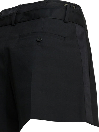 "Sacai X Suiting" formal shorts Shorts