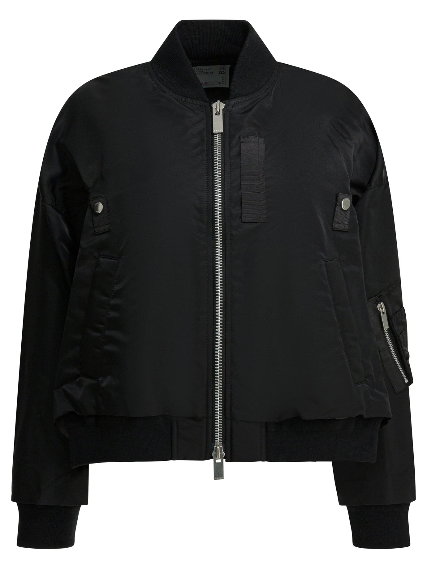 Nylon zippered bomber jacket Jackets and Coats