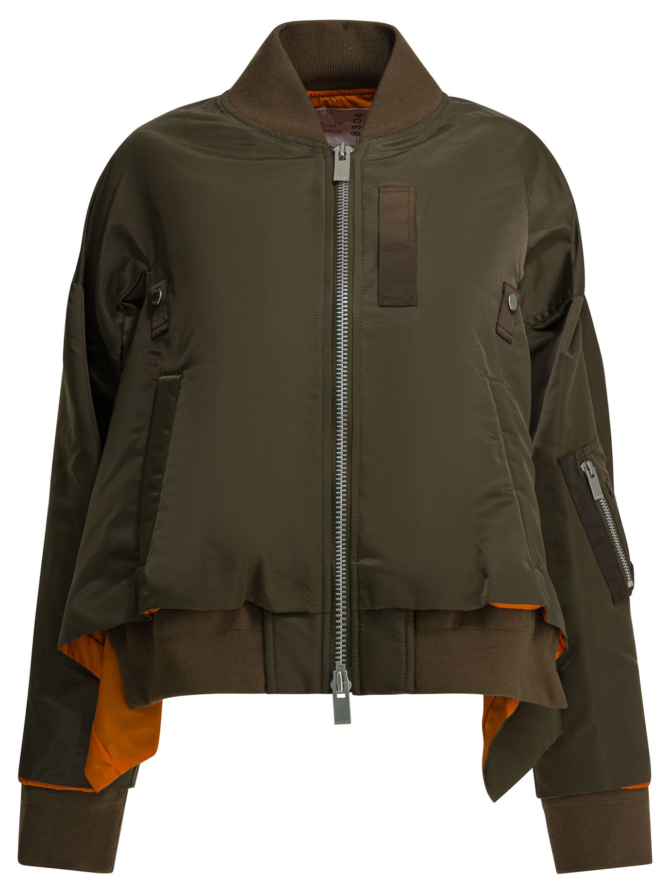 Nylon zippered bomber jacket Jackets and Coats