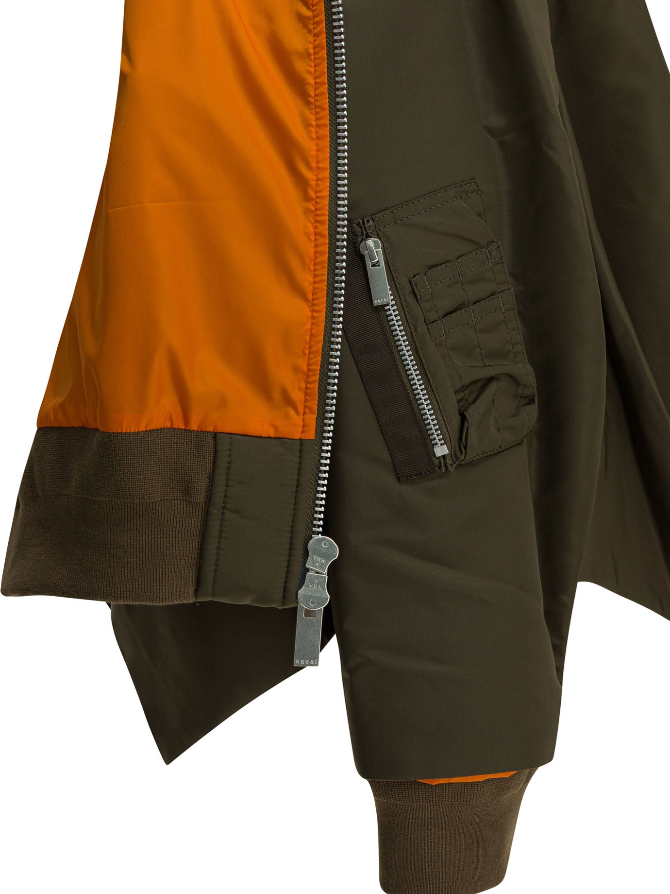 Nylon zippered bomber jacket Jackets and Coats