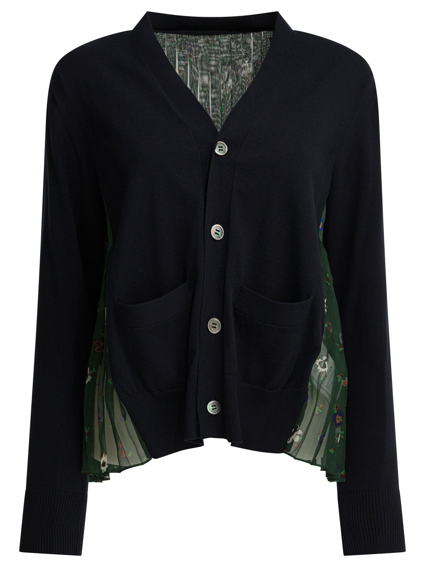 Cardigan with floral print Knitwear