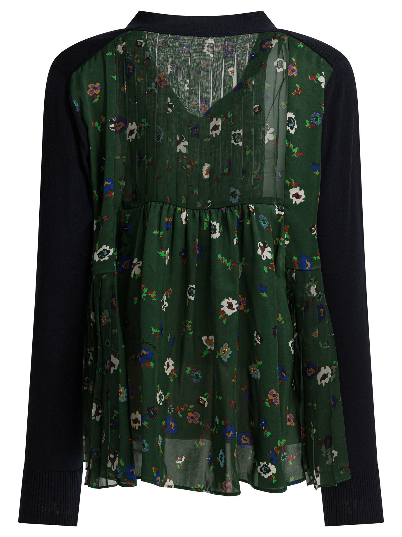 Cardigan with floral print Knitwear