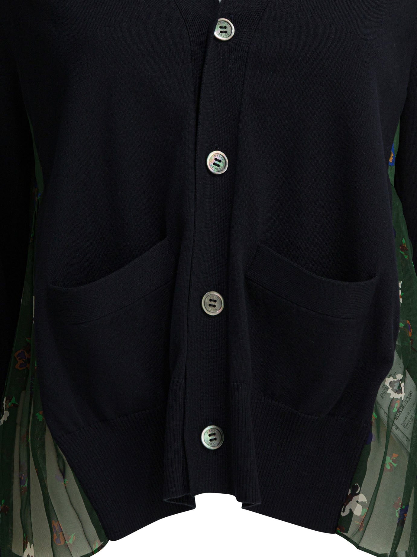 Cardigan with floral print Knitwear