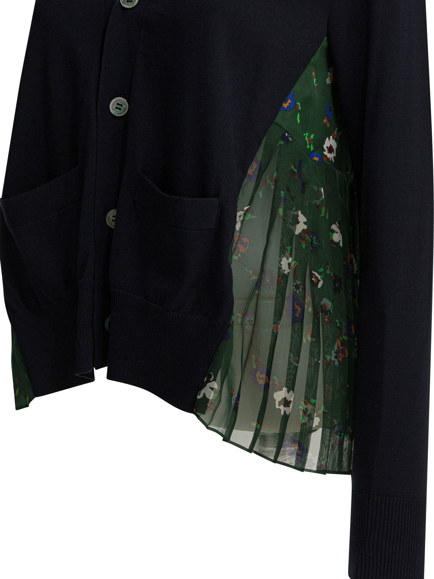 Cardigan with floral print Knitwear