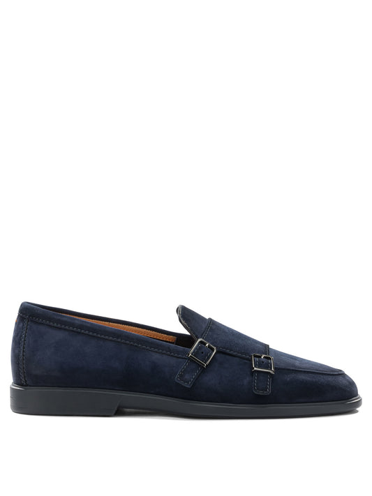 Suede double buckle loafers Loafers & Slippers