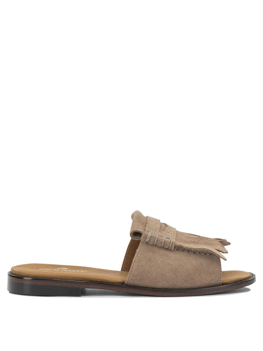 "Fringes" Slide Sandals